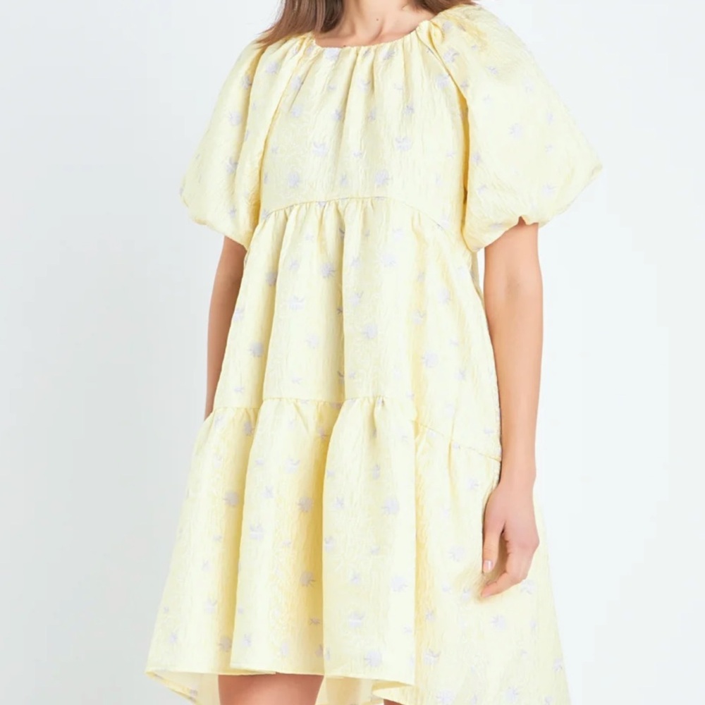 English Factory NWT floral jacquard Midi Dress